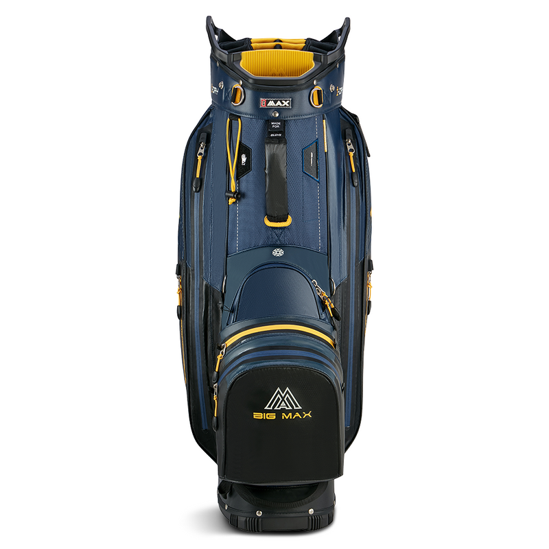 Big Max Aqua Tour 4 Waterproof Cart Bag - Navy/Black/Corn