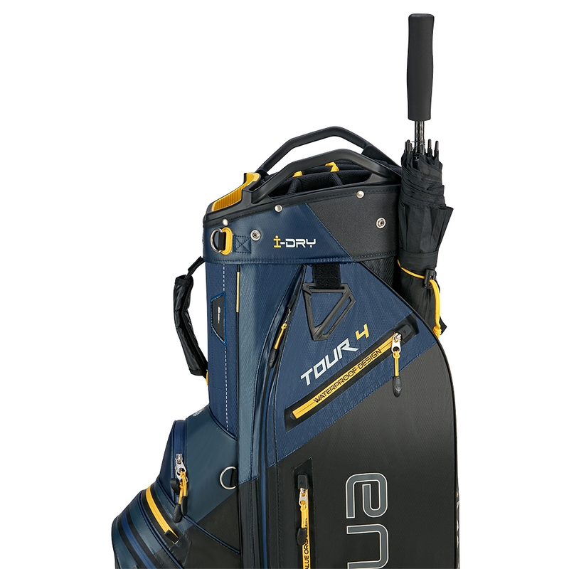 Big Max Aqua Tour 4 Waterproof Cart Bag - Navy/Black/Corn