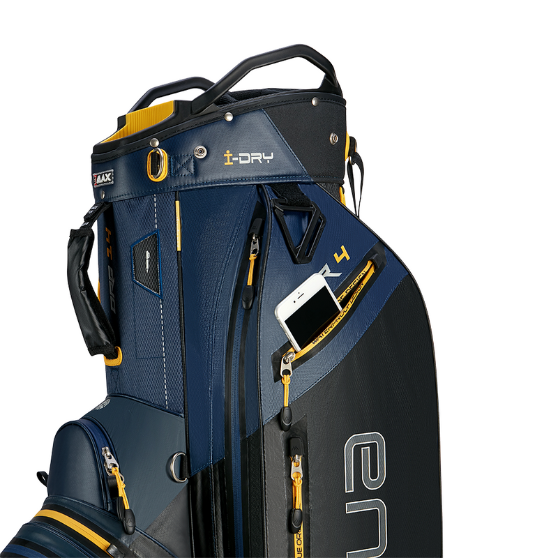 Big Max Aqua Tour 4 Waterproof Cart Bag - Navy/Black/Corn