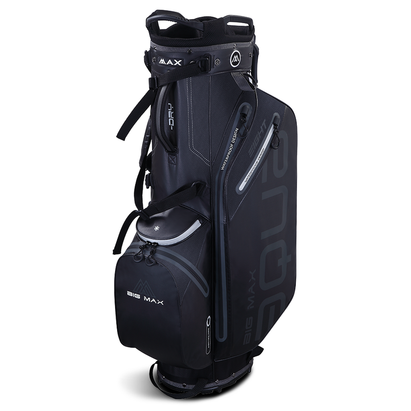 Big Max Aqua Eight G Waterproof Stand Bag - Black