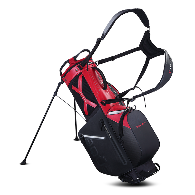 Big Max Aqua Eight G Waterproof Stand Bag - Red/Black