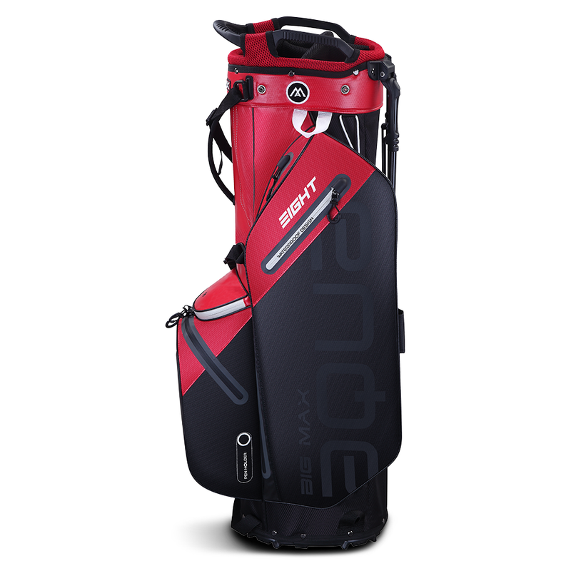 Big Max Aqua Eight G Waterproof Stand Bag - Red/Black