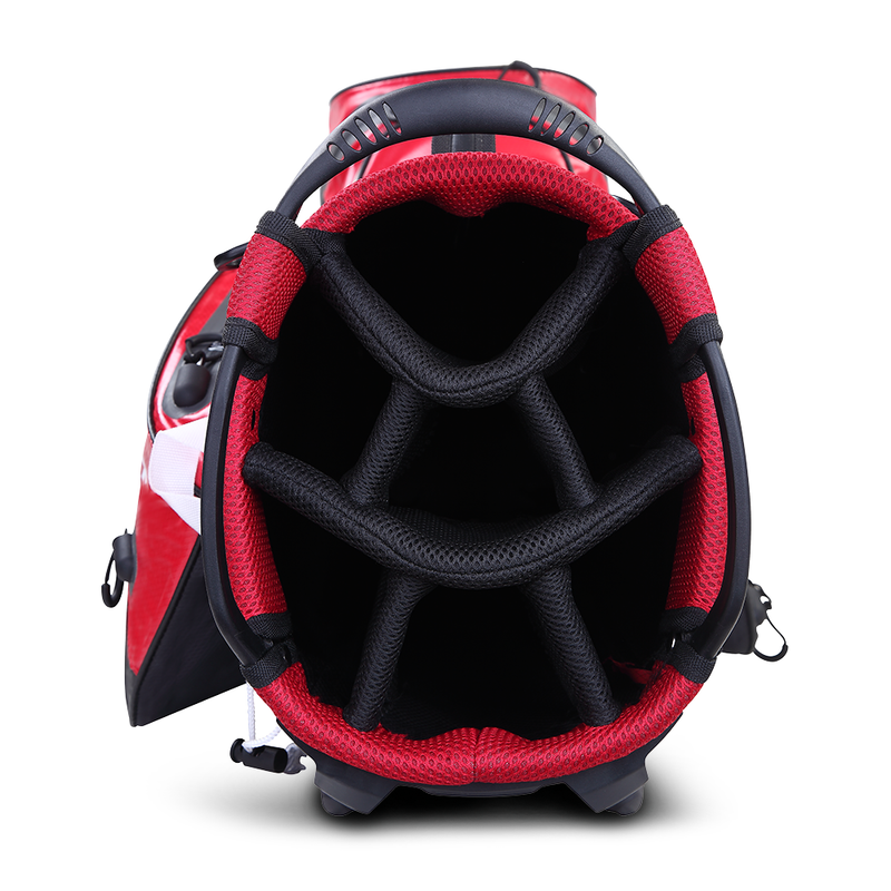 Big Max Aqua Eight G Waterproof Stand Bag - Red/Black