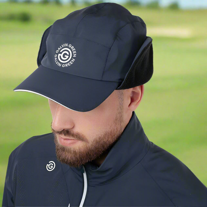 Galvin Green Archer Waterproof Hat - Navy