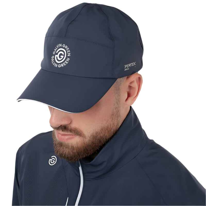 Galvin Green Atlas Waterproof Cap - Navy