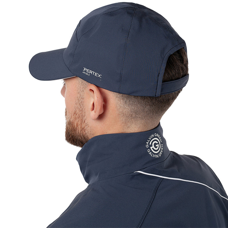 Galvin Green Atlas Waterproof Cap - Navy