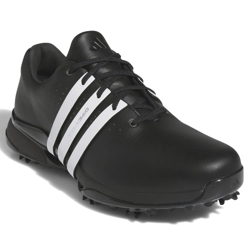 adidas Tour360 '24 Spiked Waterproof Shoes - Core Black/FTW White/Core Black