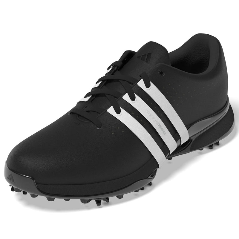 adidas Tour360 '24 Spiked Waterproof Shoes - Core Black/FTW White/Core Black