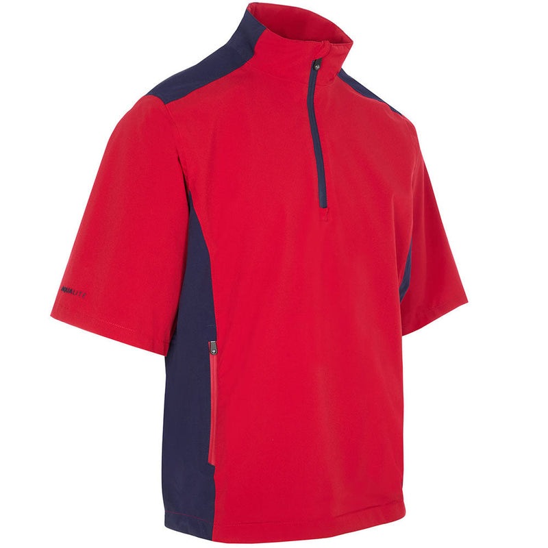 ProQuip Aqualite Waterproof Half Sleeve Suit - Red/Navy - Navy