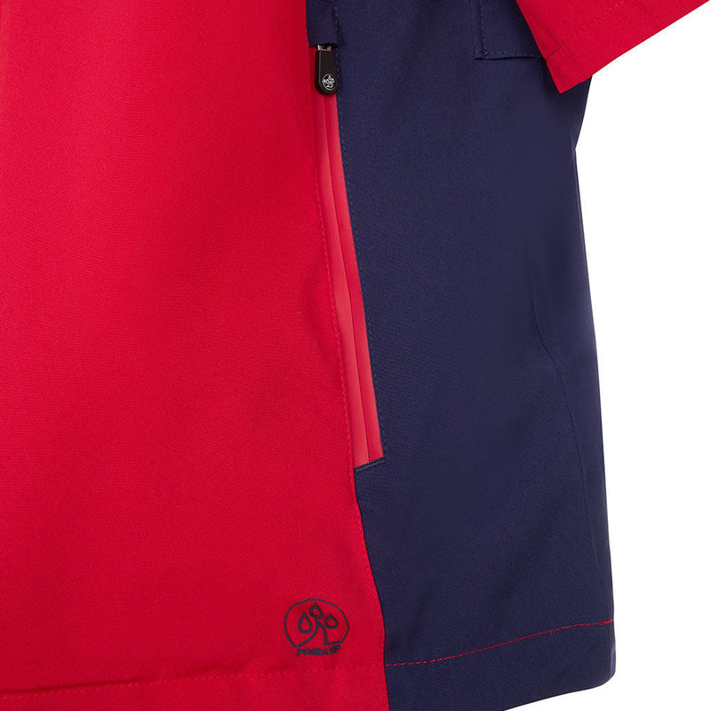 ProQuip Aqualite Waterproof Half Sleeve Suit - Red/Navy - Navy