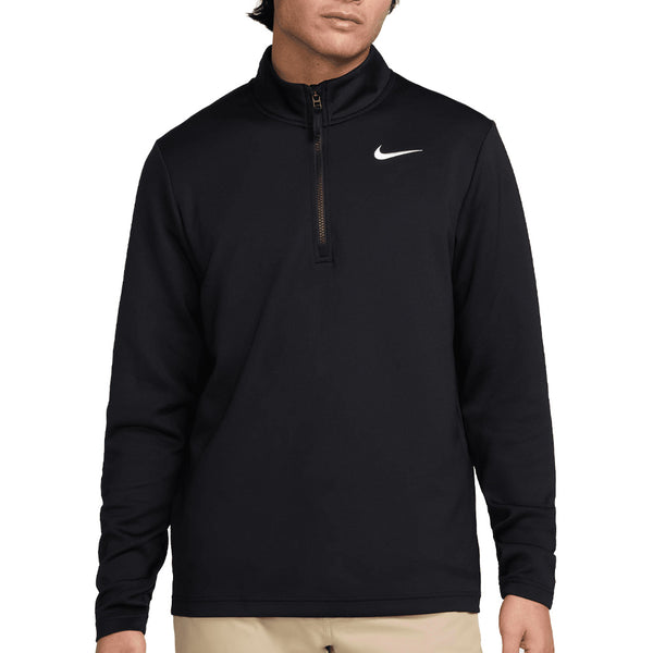 Nike Victory Dri-FIT Therma Flex 1/2 Zip Pullover - Black/Black/White