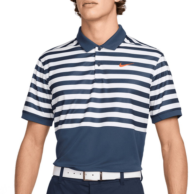 Nike Victory+ Dri-FIT Polo Shirt - Obsidian/Team Orange