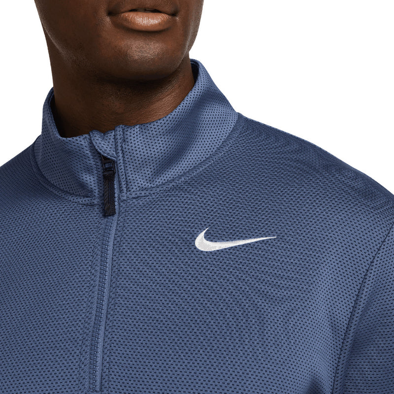 Nike Victory Dri-FIT Therma Flex 1/2 Zip Pullover - Diffused Blue/Obsidian/White