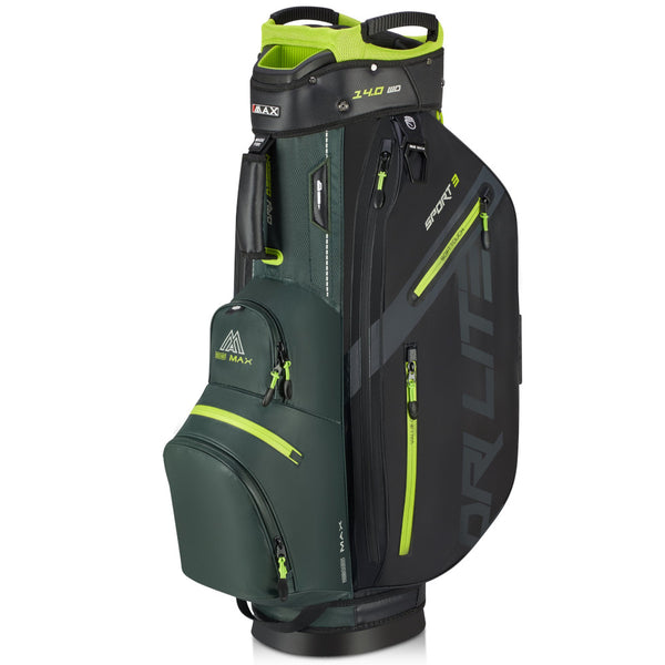 Big Max Dri Lite Sport 3 Cart Bag - Forest Green/Black/Lime