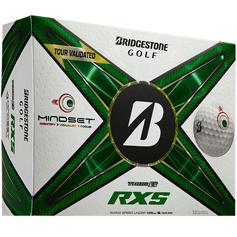 Bridgestone TOUR B RXS Golf Balls - MindSet - 12 Pack