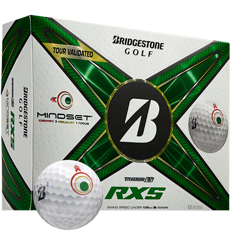 Bridgestone TOUR B RXS Golf Balls - MindSet - 12 Pack