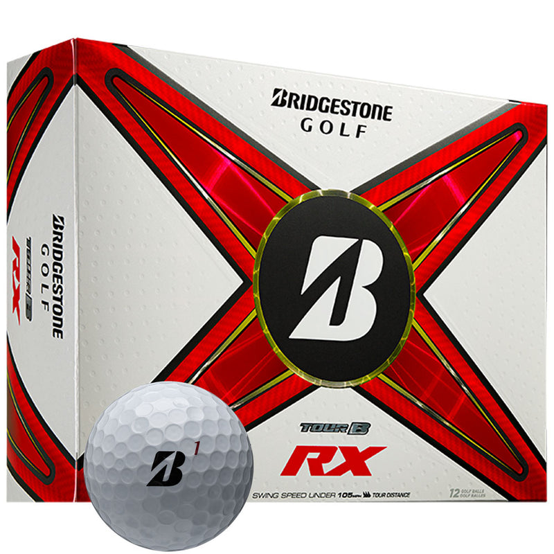 Bridgestone TOUR B RX Golf Balls - White - 12 Pack