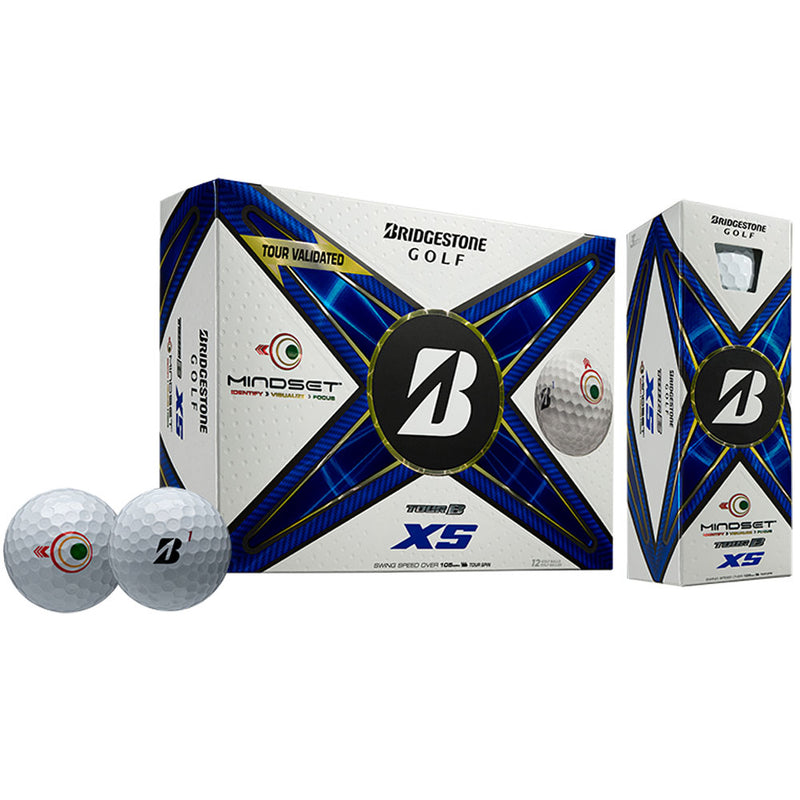 Bridgestone TOUR B XS Golf Balls - MindSet - 12 Pack