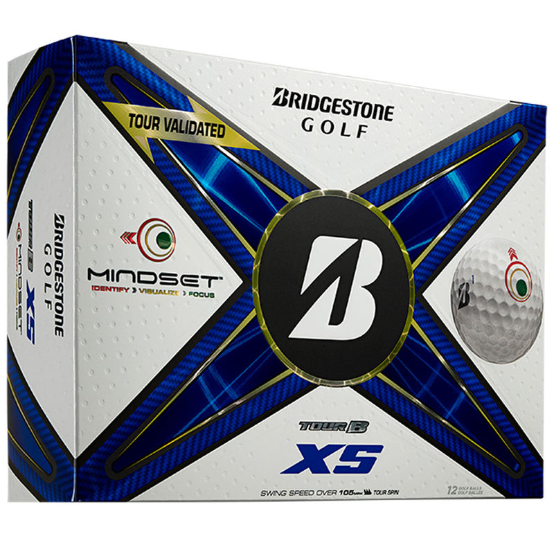 Bridgestone TOUR B XS Golf Balls - MindSet - 12 Pack