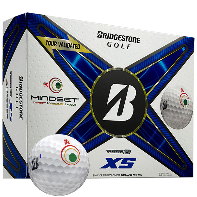 Bridgestone TOUR B XS Golf Balls - MindSet - 12 Pack