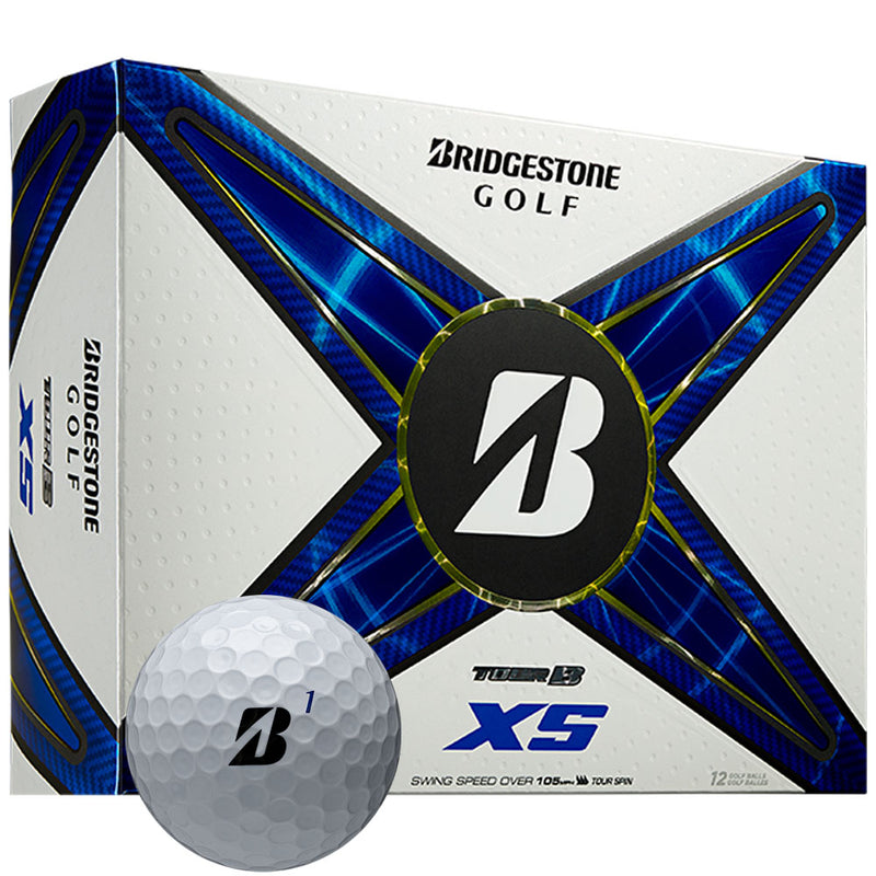 Bridgestone TOUR B XS Golf Balls - White - 12 Pack