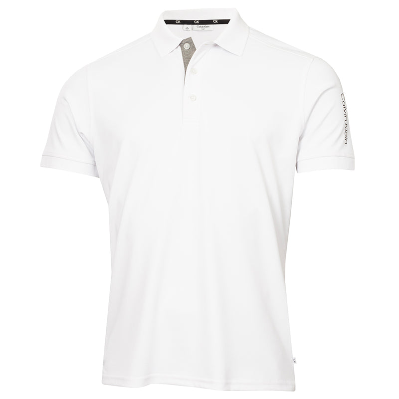 Calvin Klein Club Polo Shirt - Brilliant White