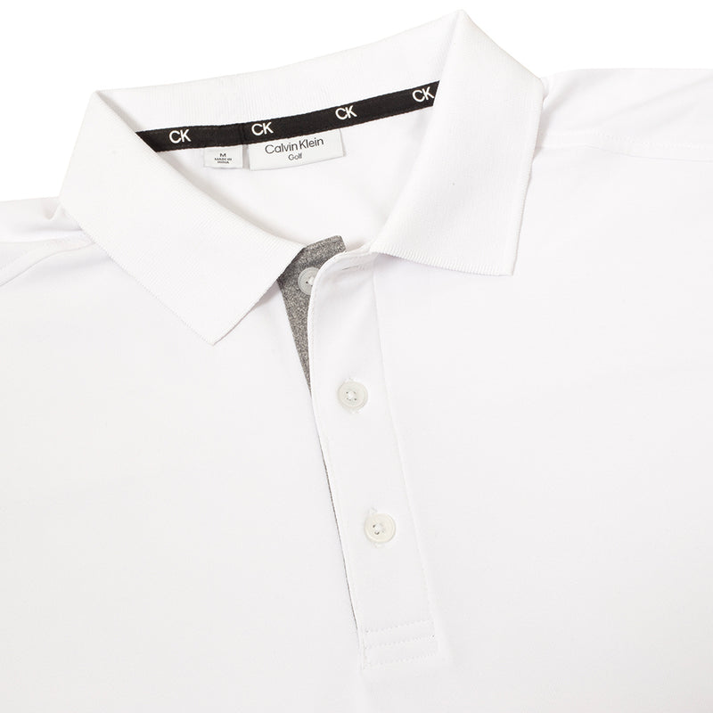 Calvin Klein Club Polo Shirt - Brilliant White