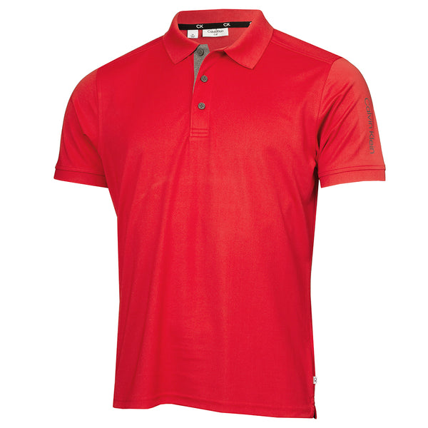 Calvin Klein Club Polo Shirt - Red