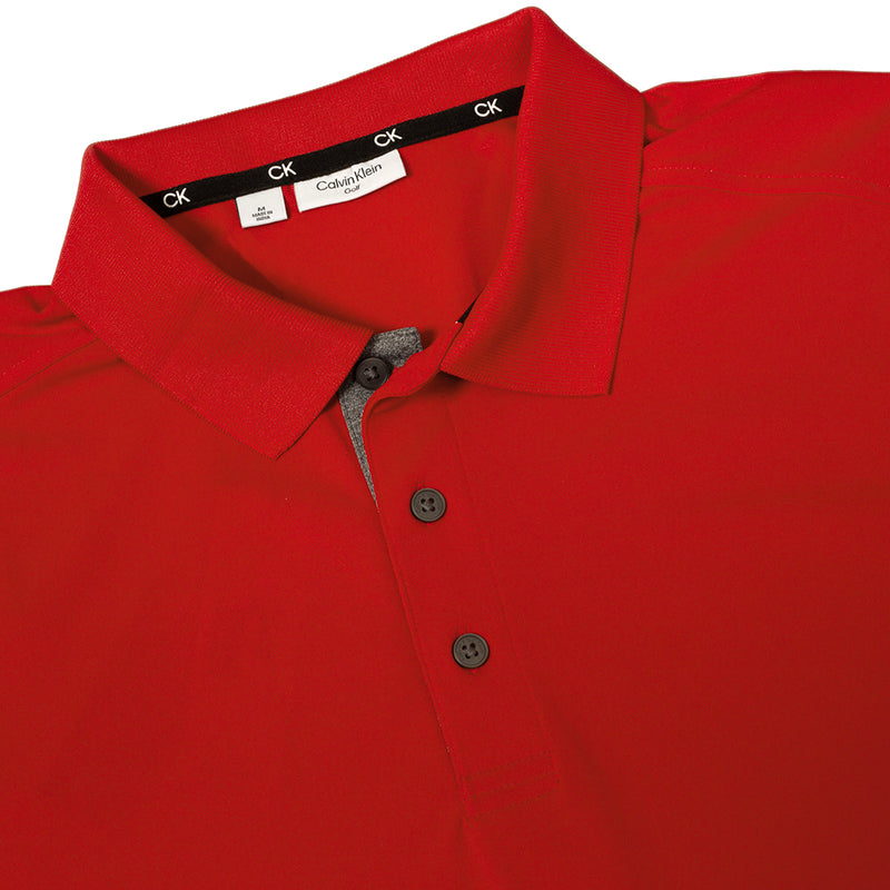 Calvin Klein Club Polo Shirt - Red