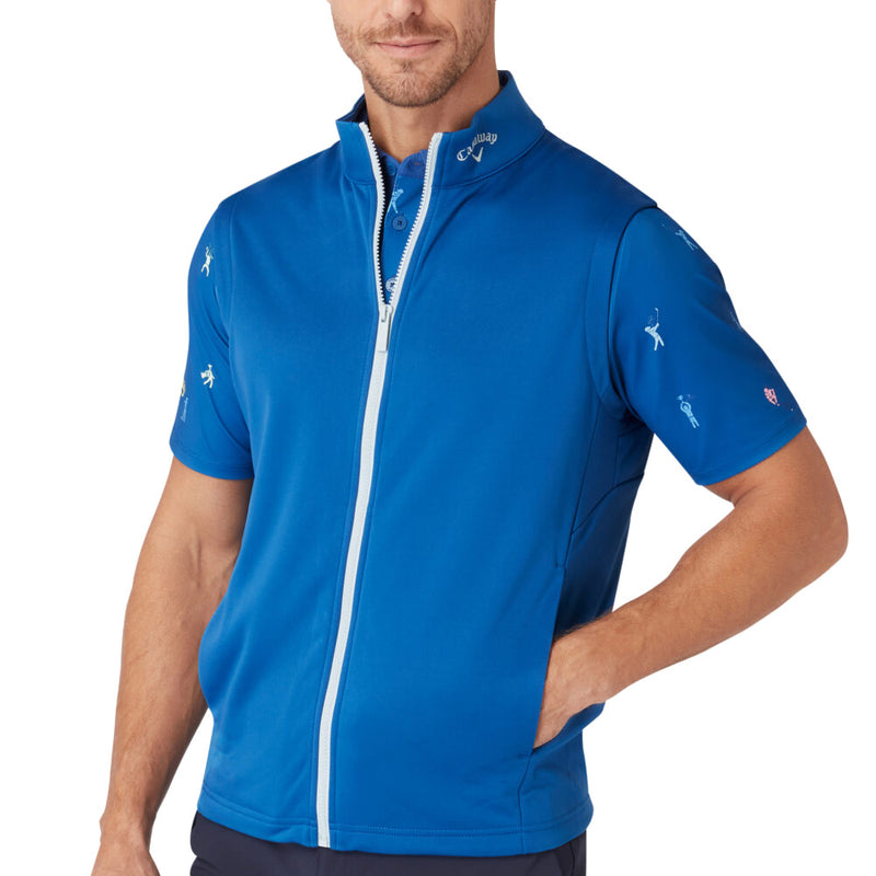 Callaway 3 Chev High Gauge Gilet - Galaxy Blue