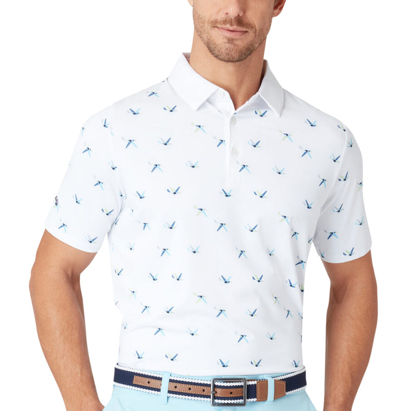 Callaway All Over Birdie Polo Shirt - Bright White