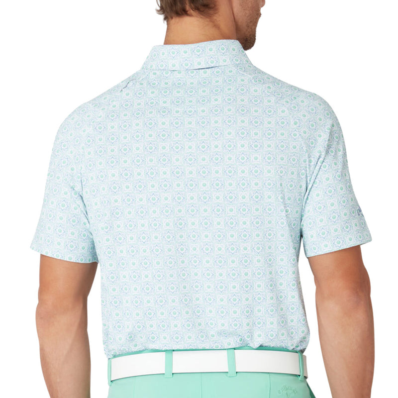 Callaway Golf Foulard Polo Shirt - Neptune Green