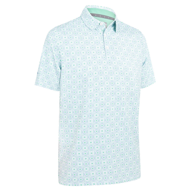 Callaway Golf Foulard Polo Shirt - Neptune Green