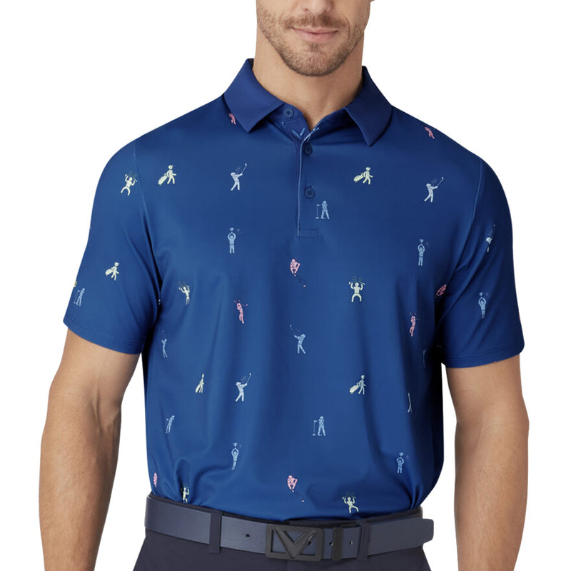 Callaway Time Lapse Polo Shirt - Galaxy Blue