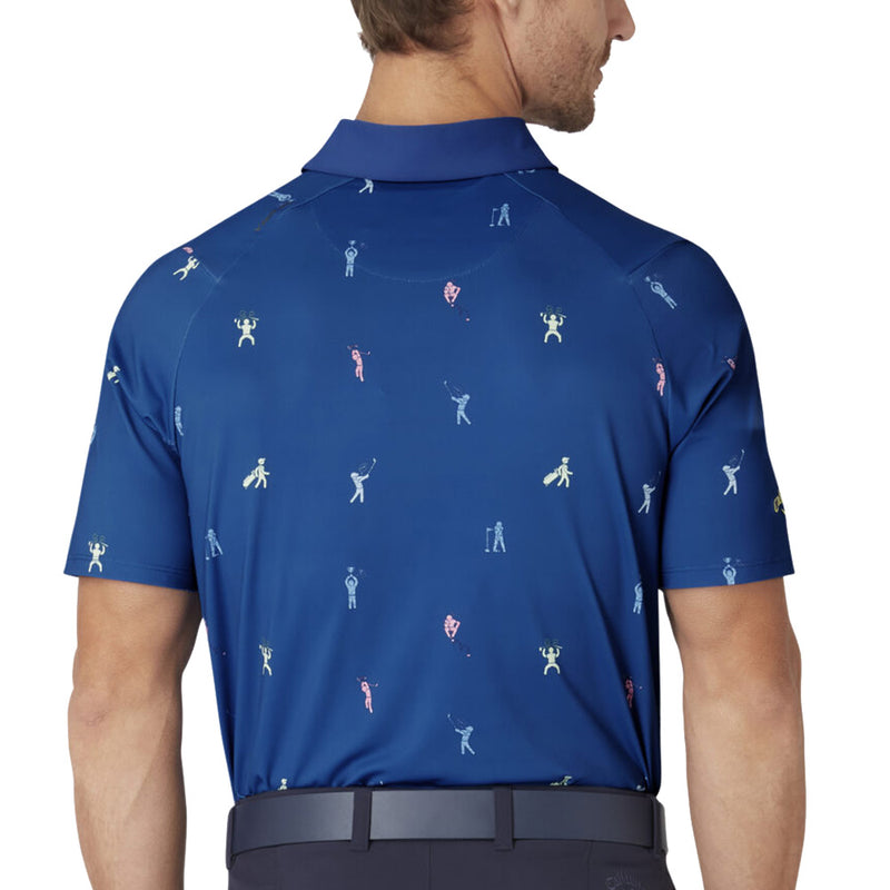 Callaway Time Lapse Polo Shirt - Galaxy Blue