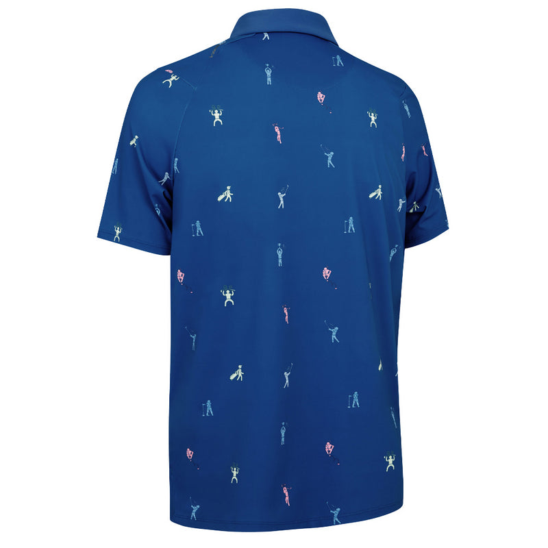 Callaway Time Lapse Polo Shirt - Galaxy Blue