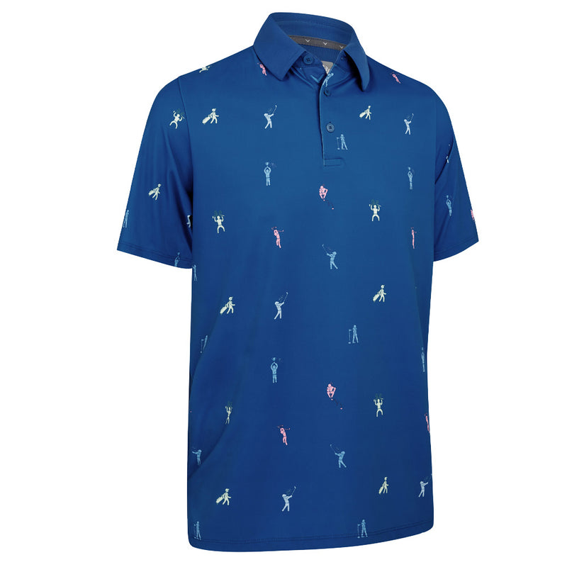 Callaway Time Lapse Polo Shirt - Galaxy Blue