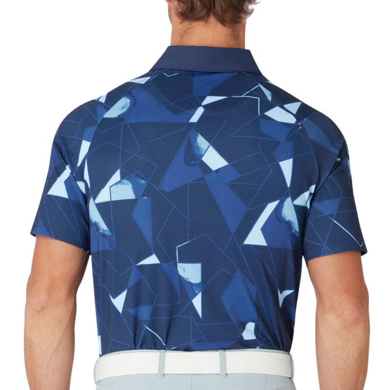 Callaway Kick Flip Print Polo Shirt - Peacoat