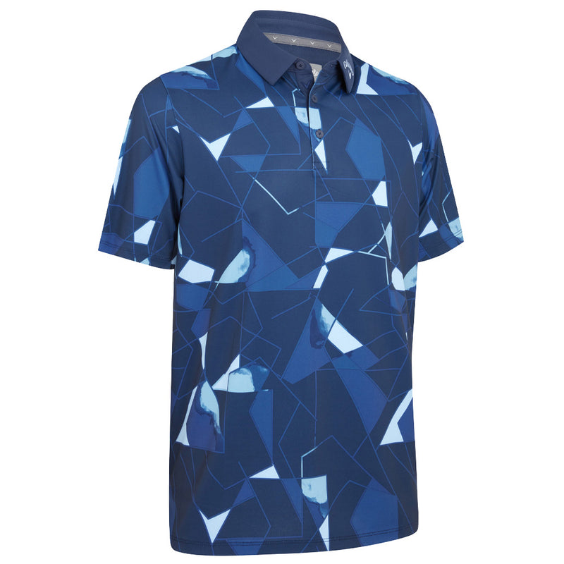 Callaway Kick Flip Print Polo Shirt - Peacoat