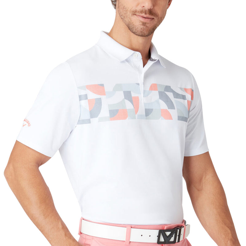 Callaway Optical ‘C’ Polo Shirt - Bright White