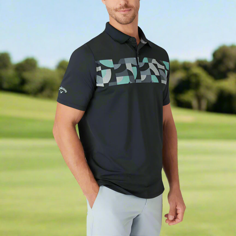 Callaway Optical ‘C’ Polo Shirt - Caviar