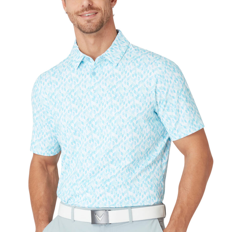 Callaway Kaleidoscope Chev Polo Shirt - Arctic Paradise