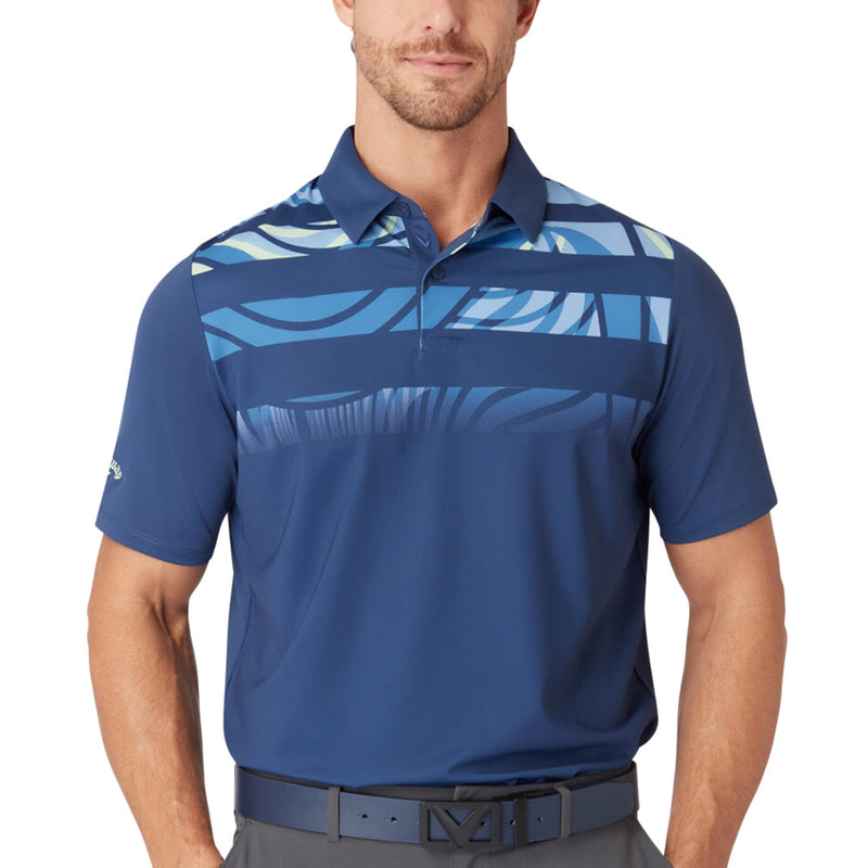 Callaway Trippy Block Polo Shirt - Peacoat