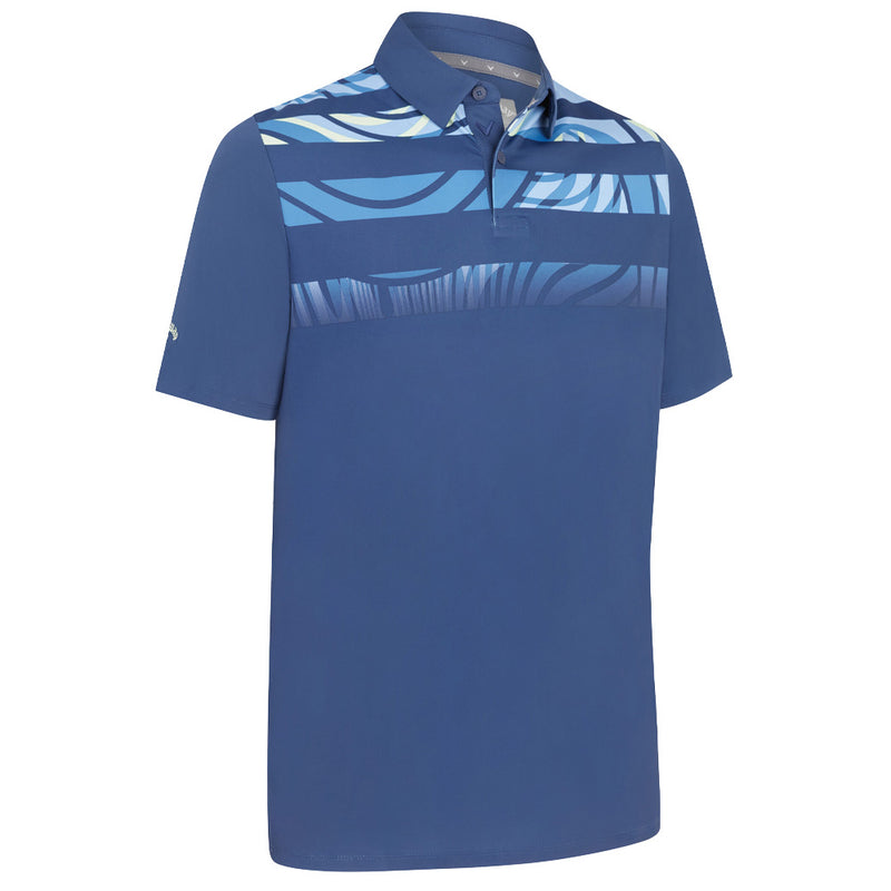 Callaway Trippy Block Polo Shirt - Peacoat