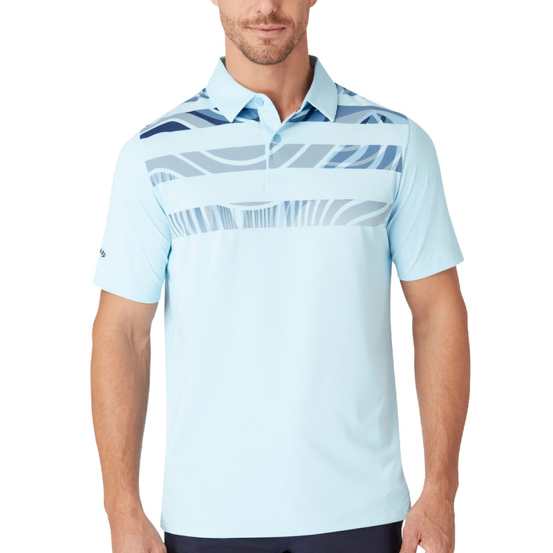 Callaway Trippy Block Polo Shirt - Arctic Paradise