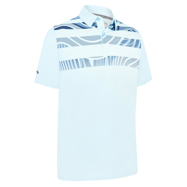 Callaway Trippy Block Polo Shirt - Arctic Paradise