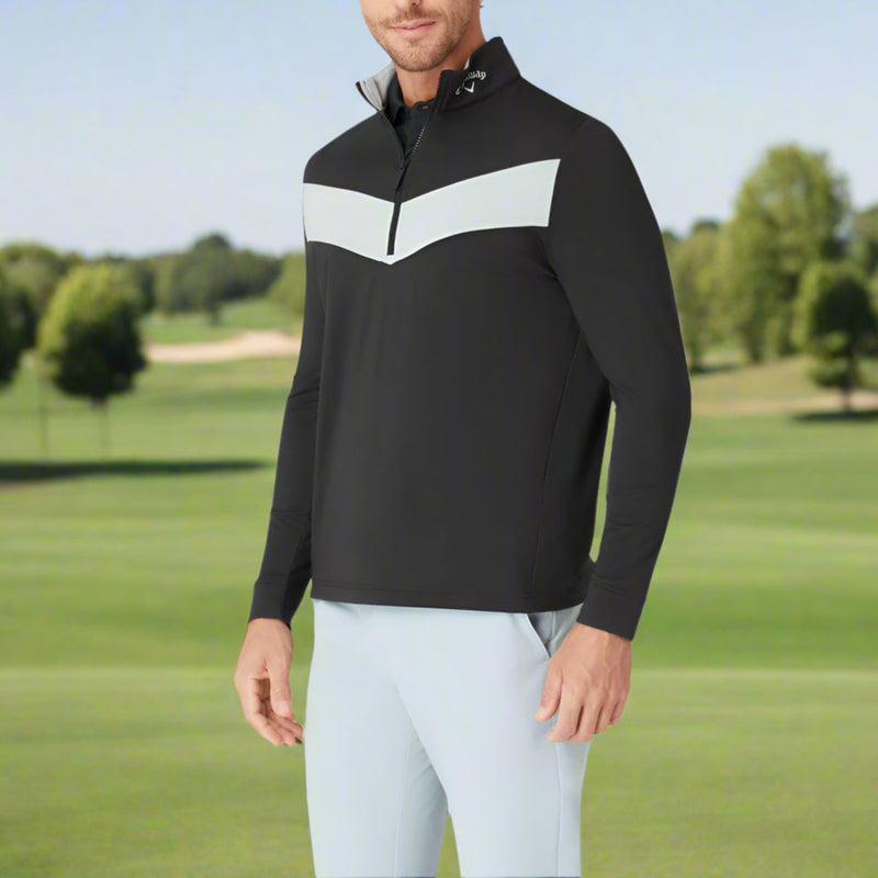 Callaway Odyssey 1/4 Zip Pullover - Caviar