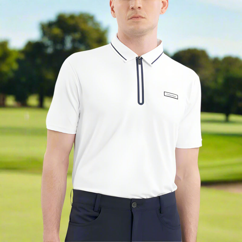 Calvin Klein Belmont Polo Shirt - White