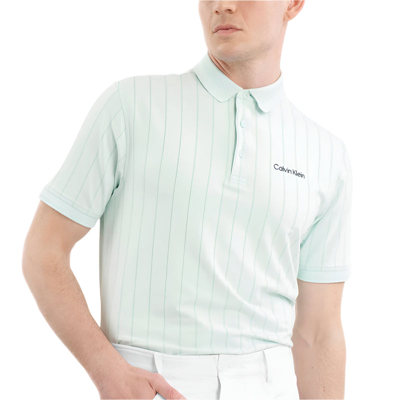 Calvin Klein Cape Club Polo Shirt - Light Jade