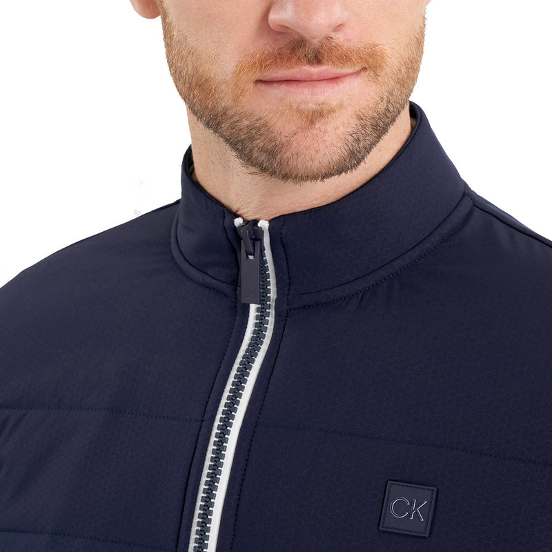 Calvin Klein Atlantic Hybrid 1/2 Zip Pullover - Navy